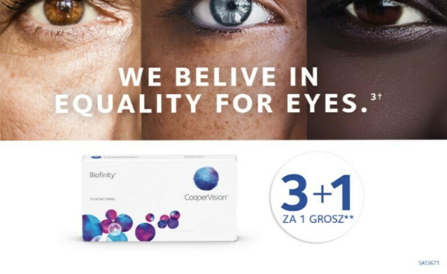 Soczewki kontaktowe Biofinity