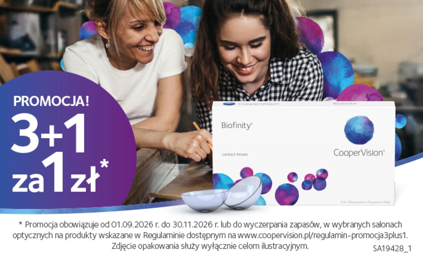 Soczewki kontaktowe Biofinity®